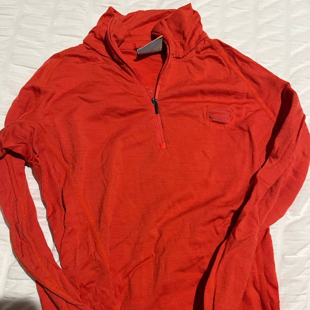 icebreaker zip up wool merino